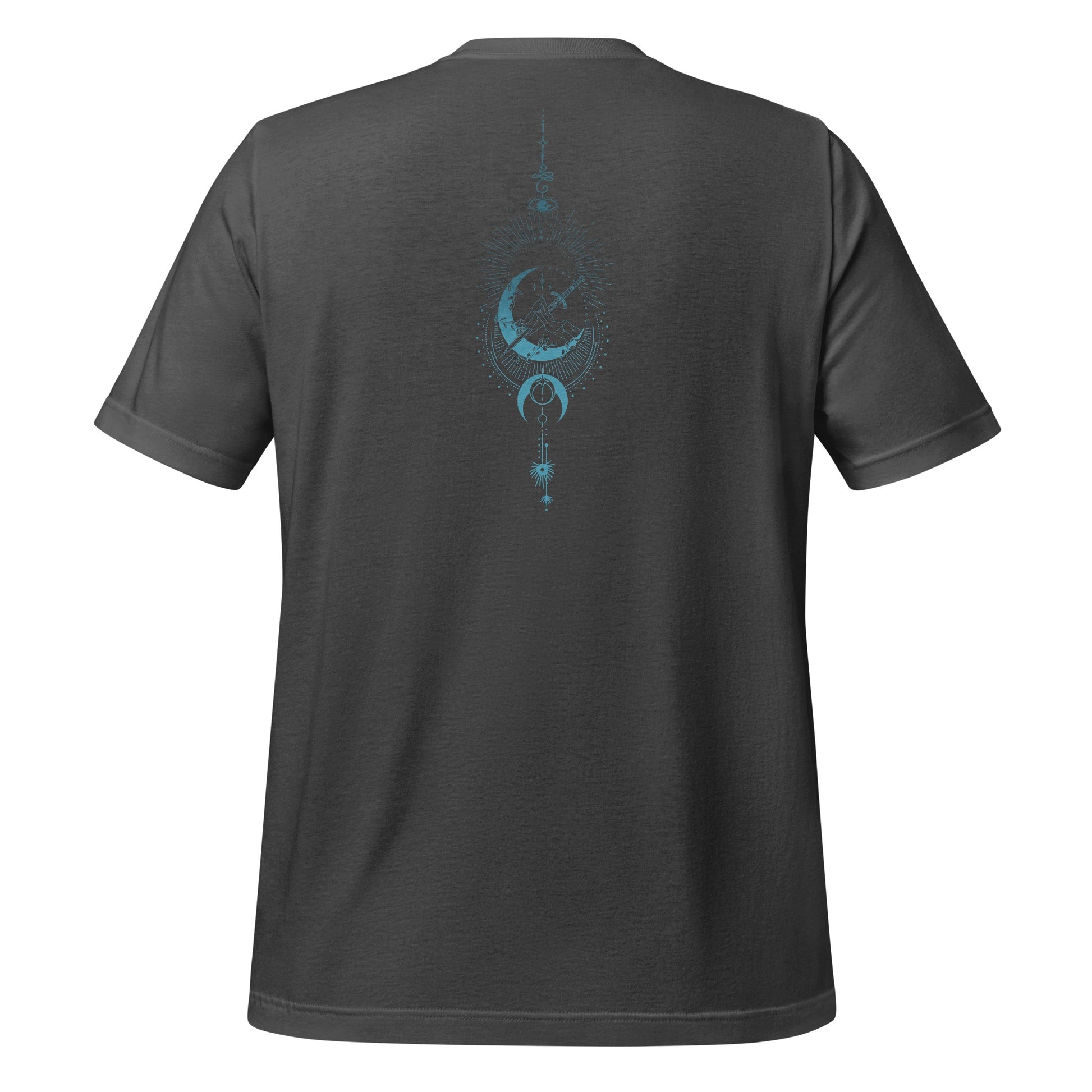Mystic Crescent Moon Sword Astral Design T-shirt product type
T-shirt
Celestial
Crescent Moon
Sword Design
Mystical
Astrology
Graphic Tee
Dark Gray
Eye Symbol
Star Design
Cosmic Art
Spiritual
Alchemy Inspired
Occult Theme
Fantasy Design
Night Sky
Unique Print
Blue Green Print
Moon Phases
Esoteric Design