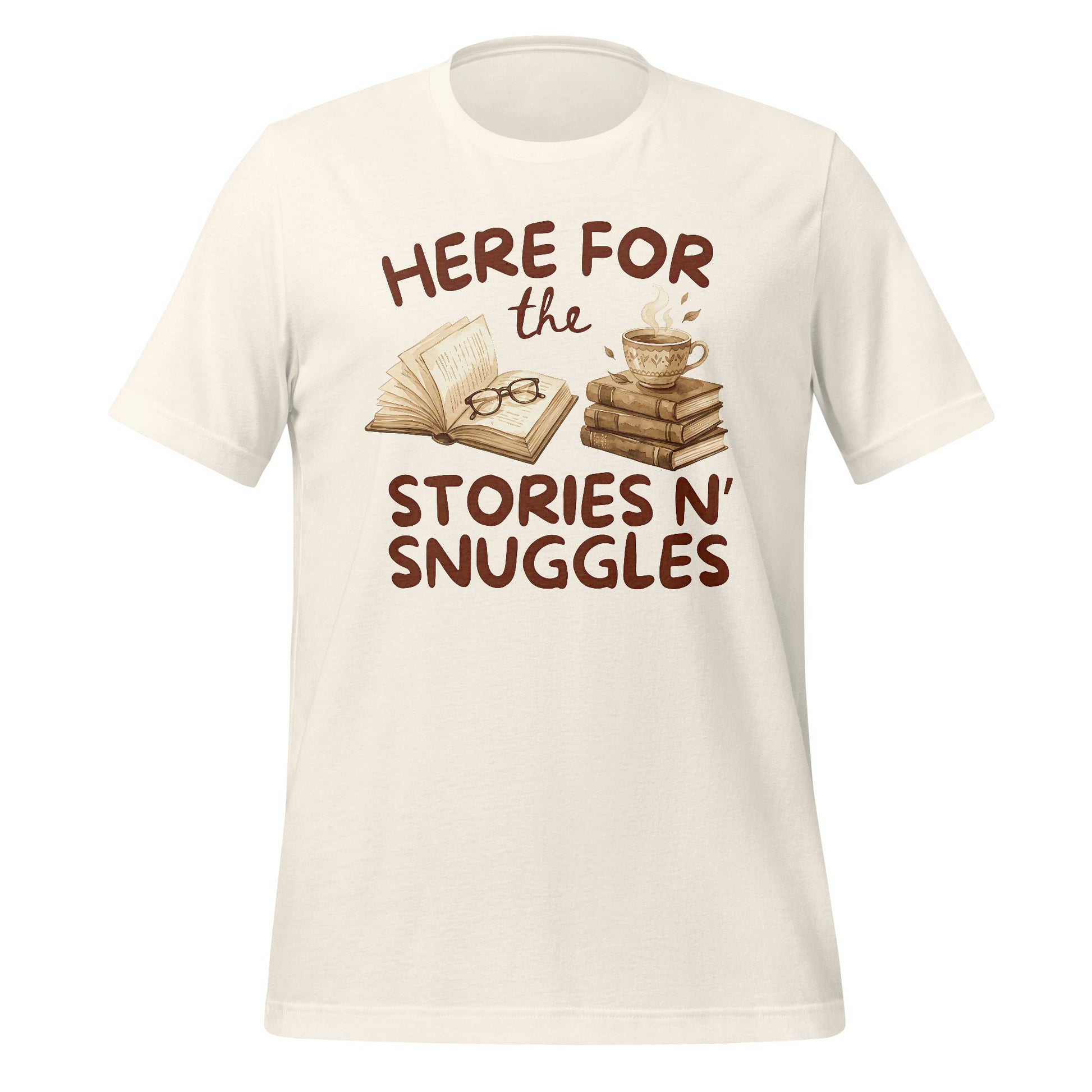 Here for the Stories N Snuggles Graphic Tee