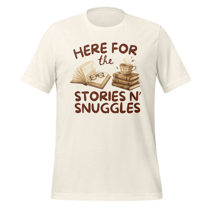 Here for the Stories N Snuggles Graphic Tee