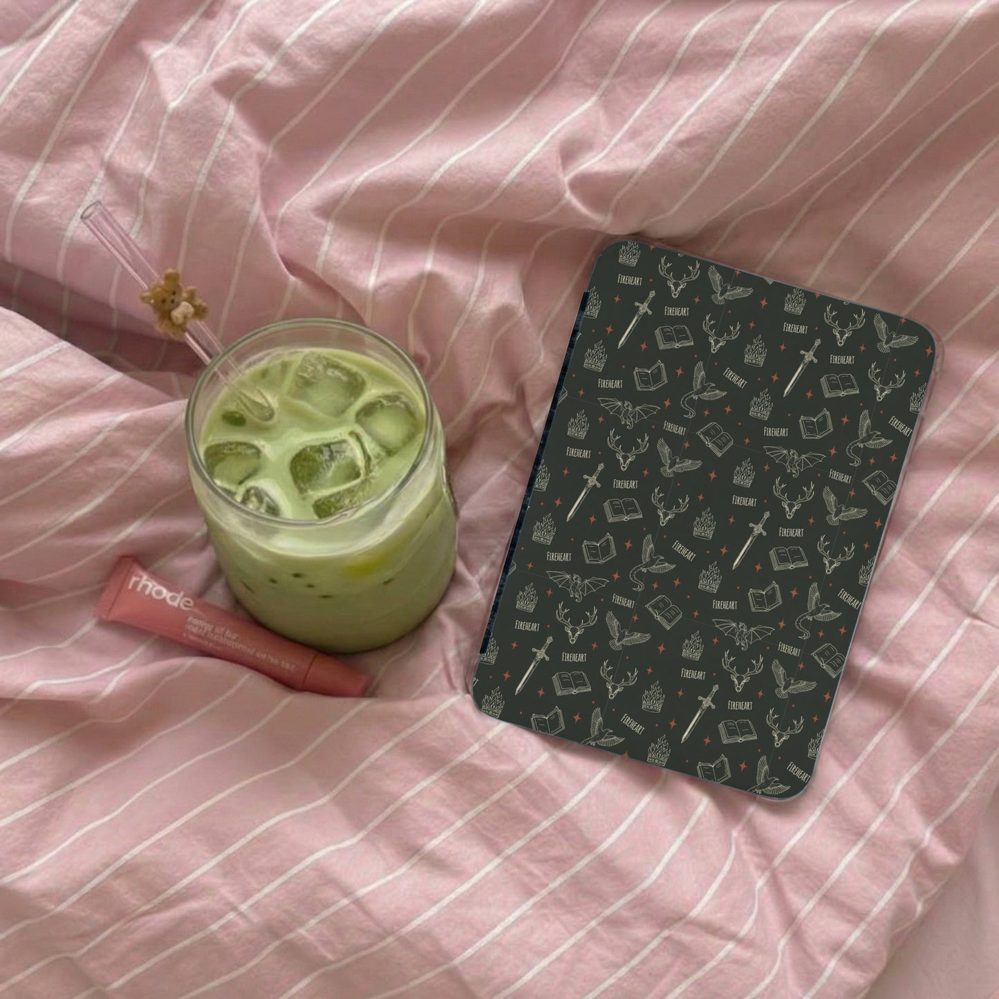 Dark Gray Fireheart Fantasy Elements Device Case product type