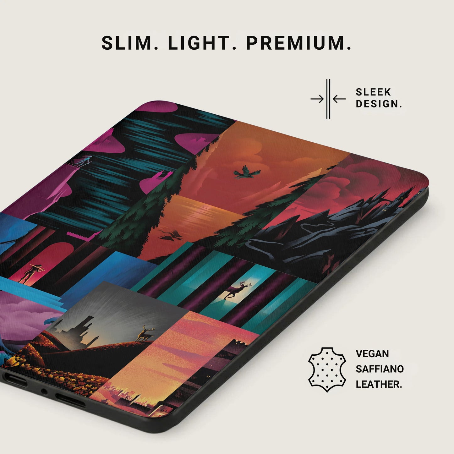 Slim Light Premium Sleek Design Artistic Collage Case product type