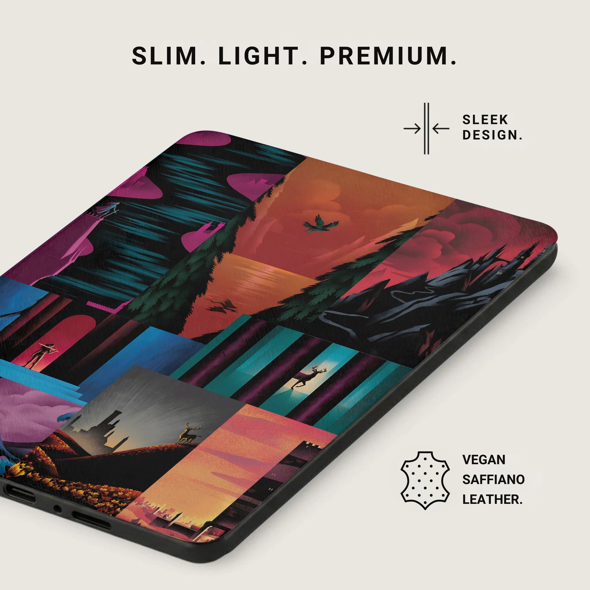 Slim Light Premium Sleek Design Artistic Collage Case product type