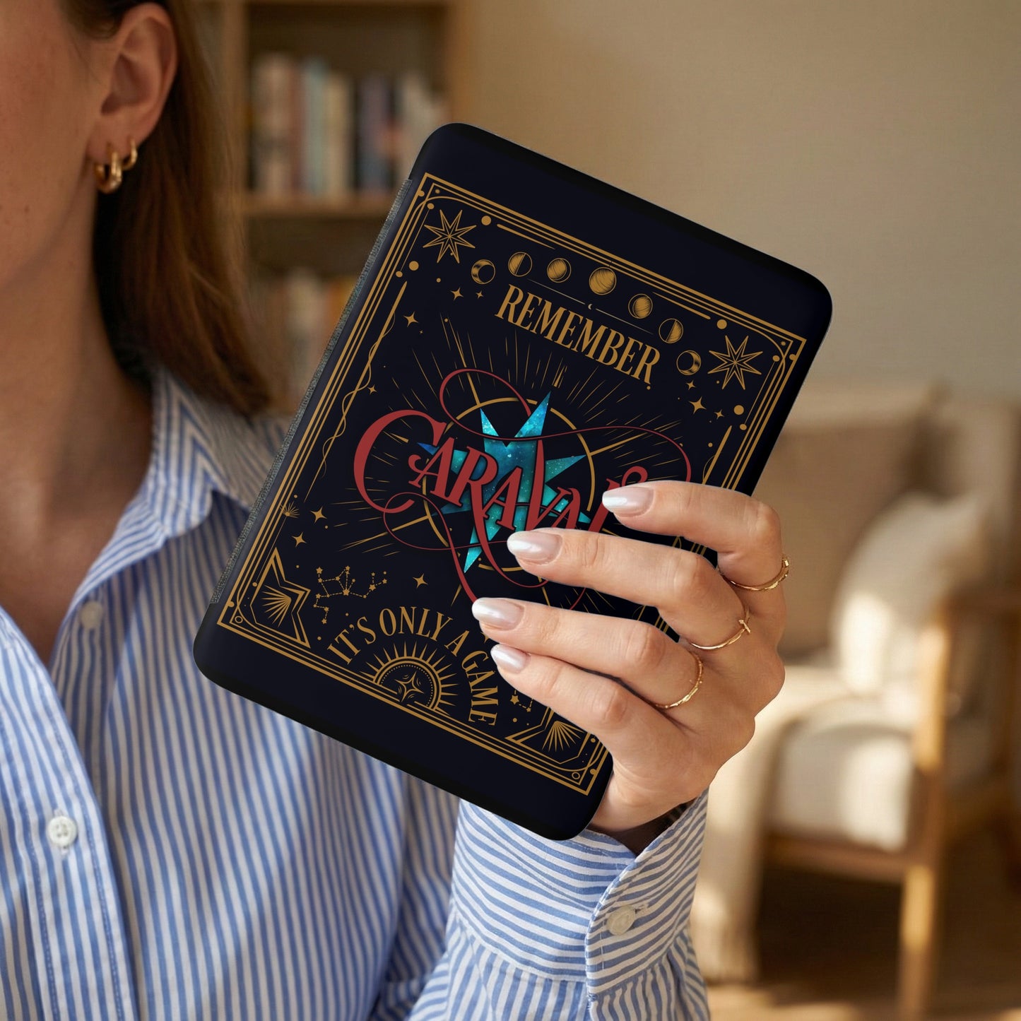 Celestial Caraval Remember It's Only A Game E-Reader Case