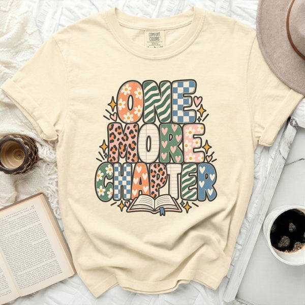 Retro One More Chapter Tee in Ivory