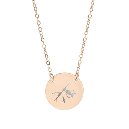 Rock Climber Pendant Round Jewelry for Adventure Lovers