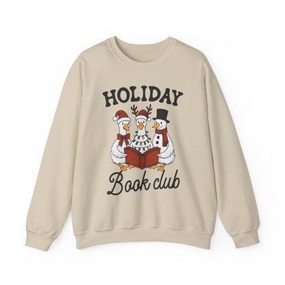 Holiday Book Club Festive Sweater for Book Lovers