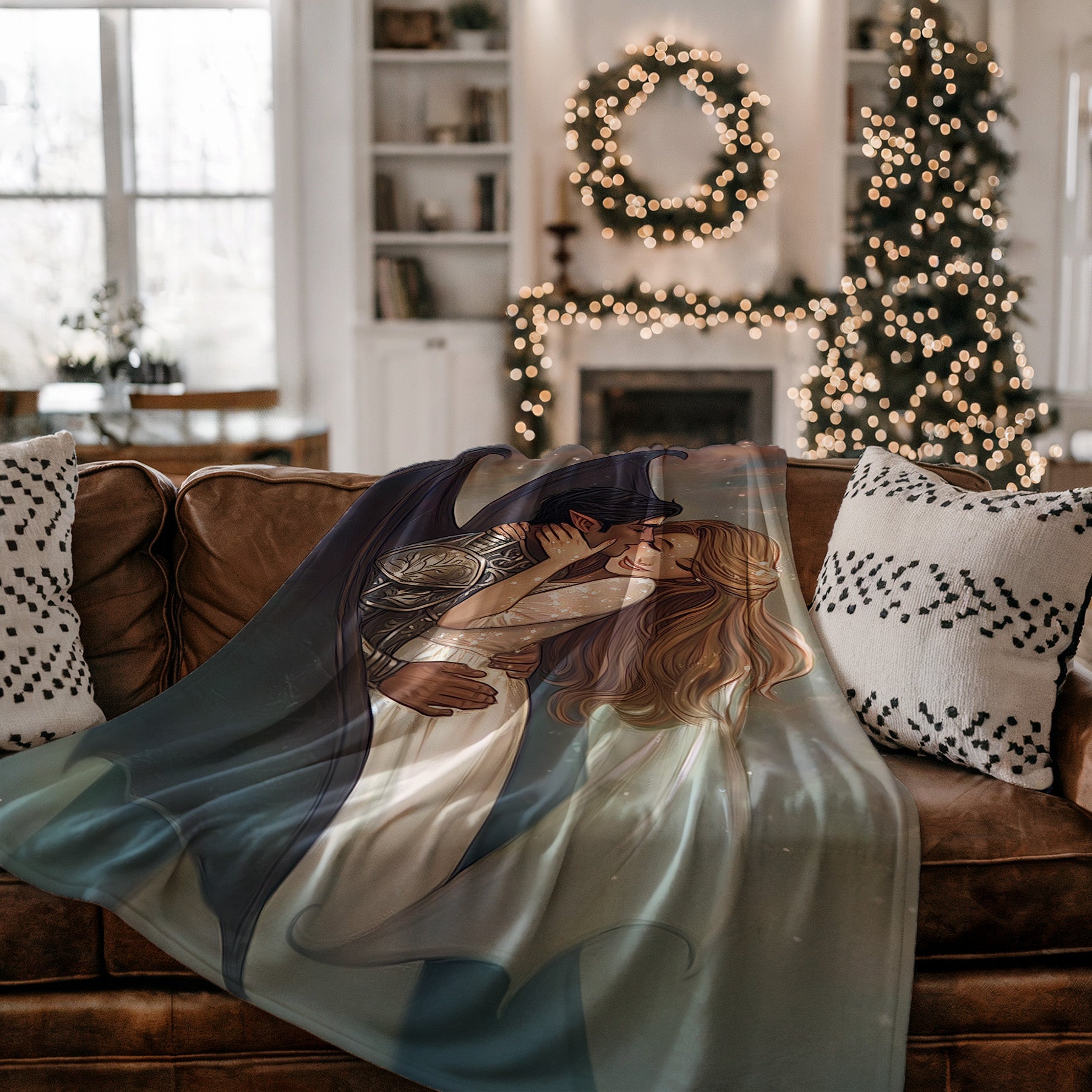 Magical Couples Cozy Throw Blanket for Living Room