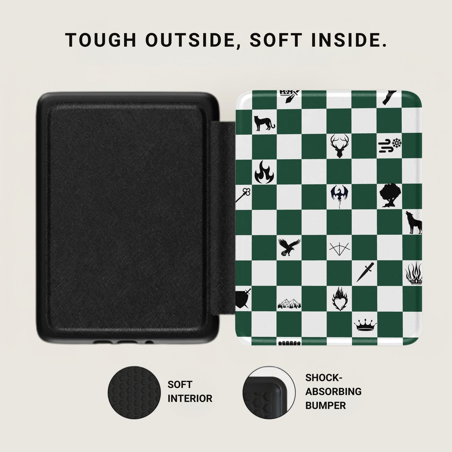 TOUGH OUTSIDE SOFT INSIDE Shock-Absorbing Bumper product type