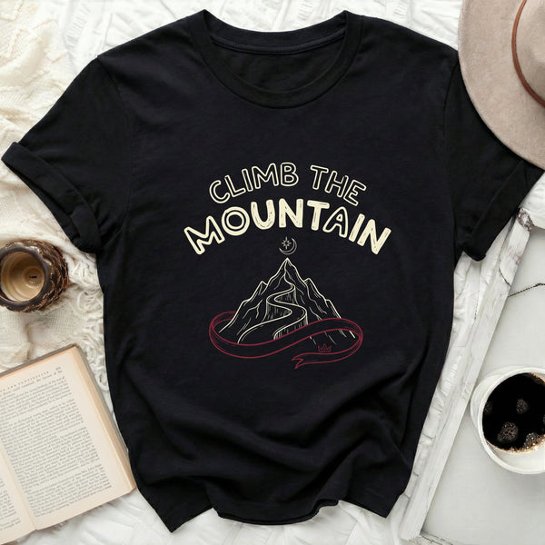 Gilded Ribbon Mountain Tee in Black