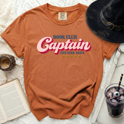 Book Club Captain Tee
