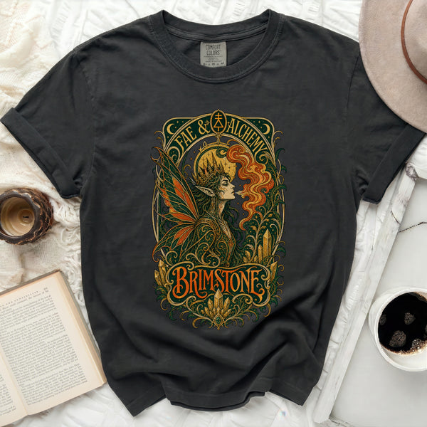 Fae Alchemy Brimstone Tee in Black
