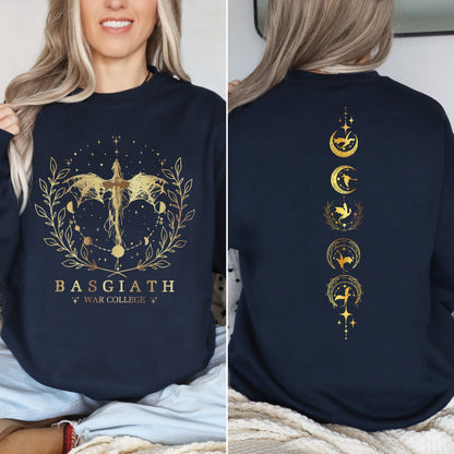 Fourth Wing "Basgiath War College" Dragon Sweater 🖤