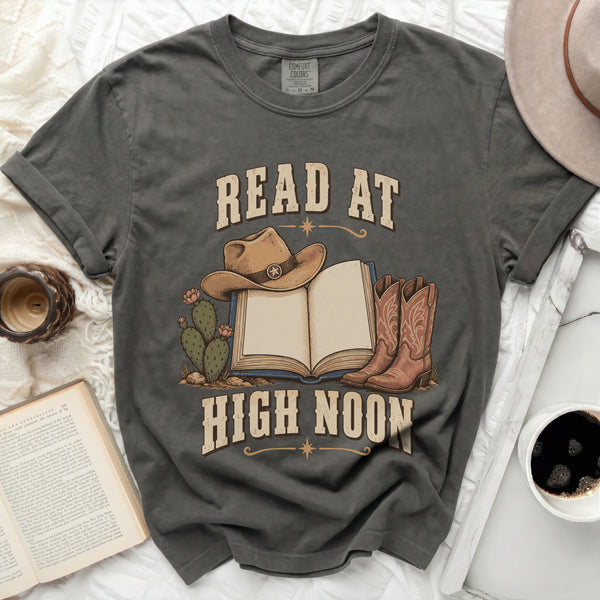 High Noon Reader Tee in Pepper