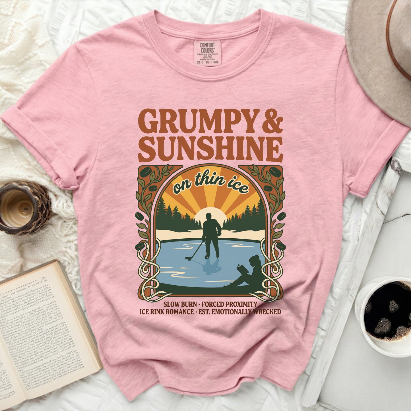 Grumpy & Sunshine Ice Rink Romance Tee
