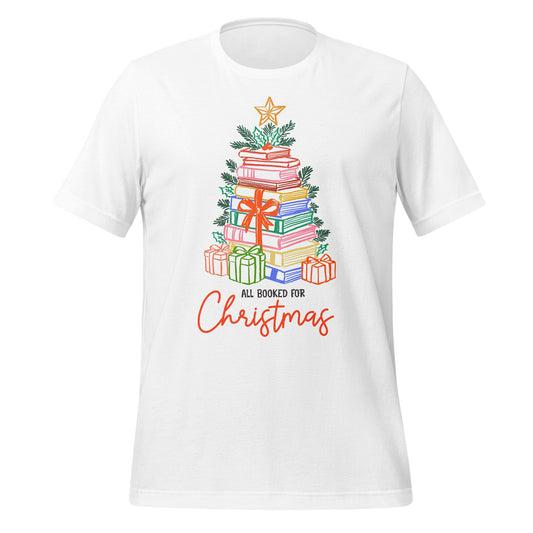 All Booked for Christmas Graphic T-shirt