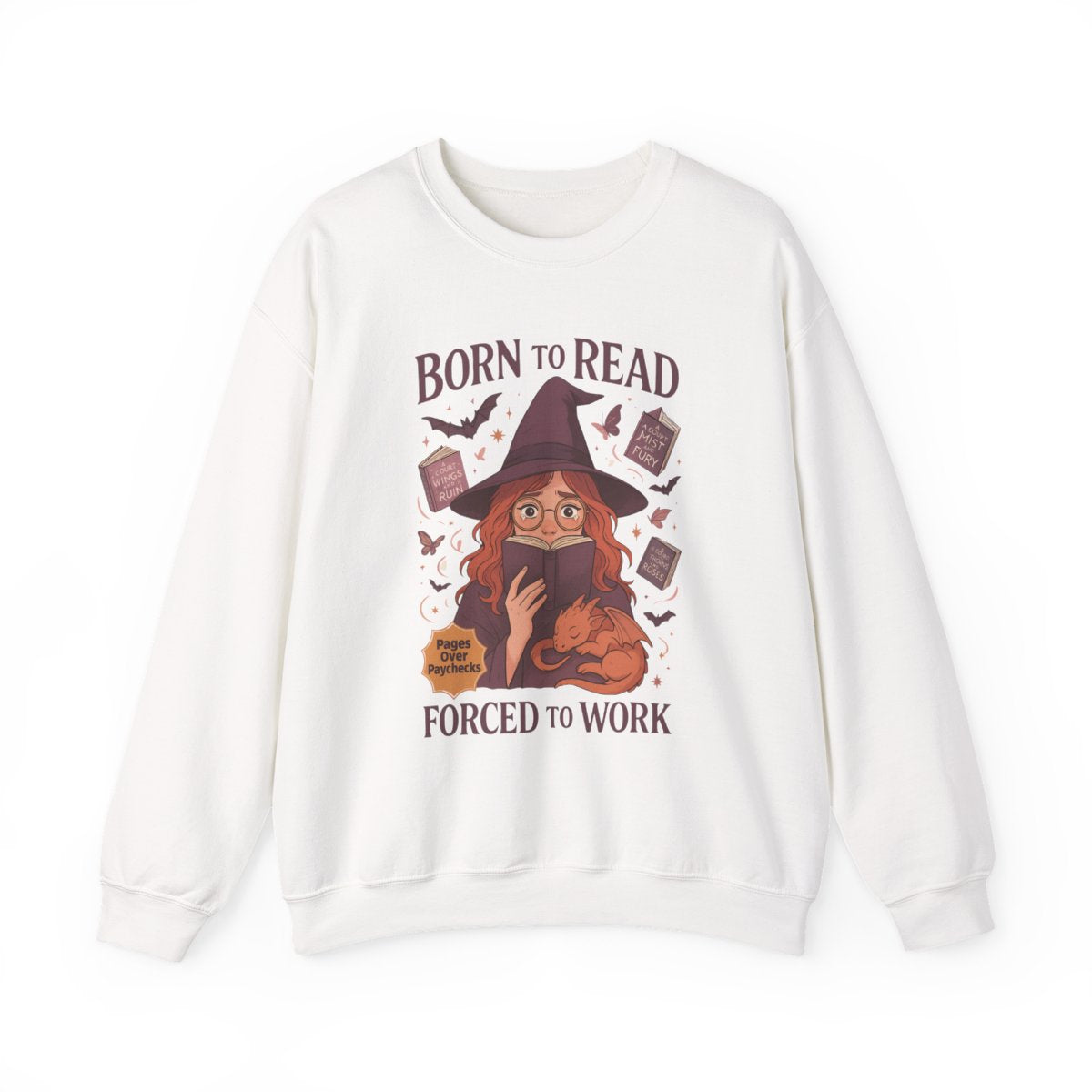 Born to Read Forced to Work Graphic Sweatshirt product
