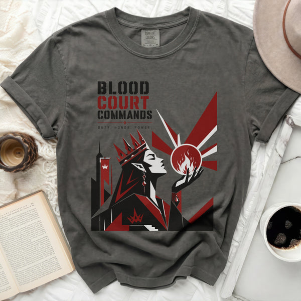 Blood Court Sovereign Tee in Pepper