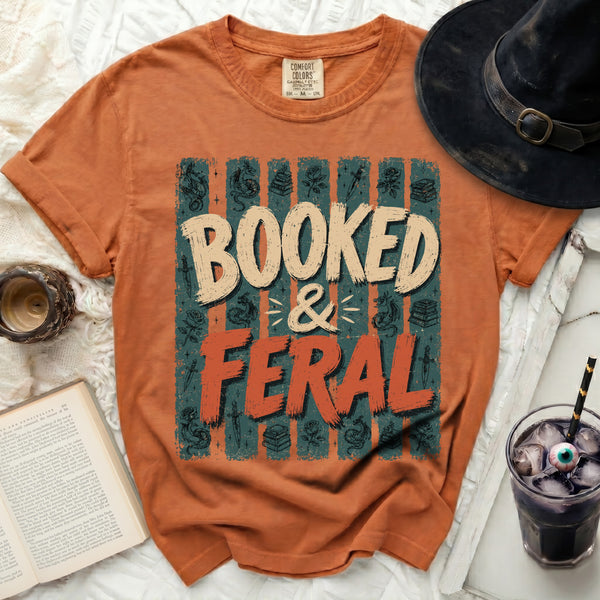 Booked Feral Tee in Yam