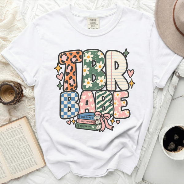 TBR Babe Graphic Tee in White