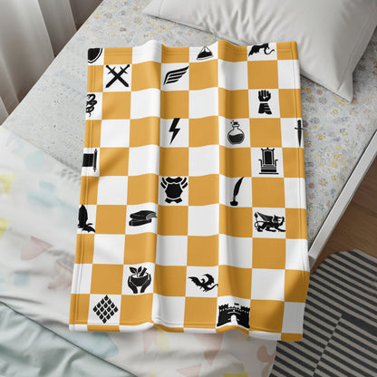 Medieval Chessboard Pattern Blanket product