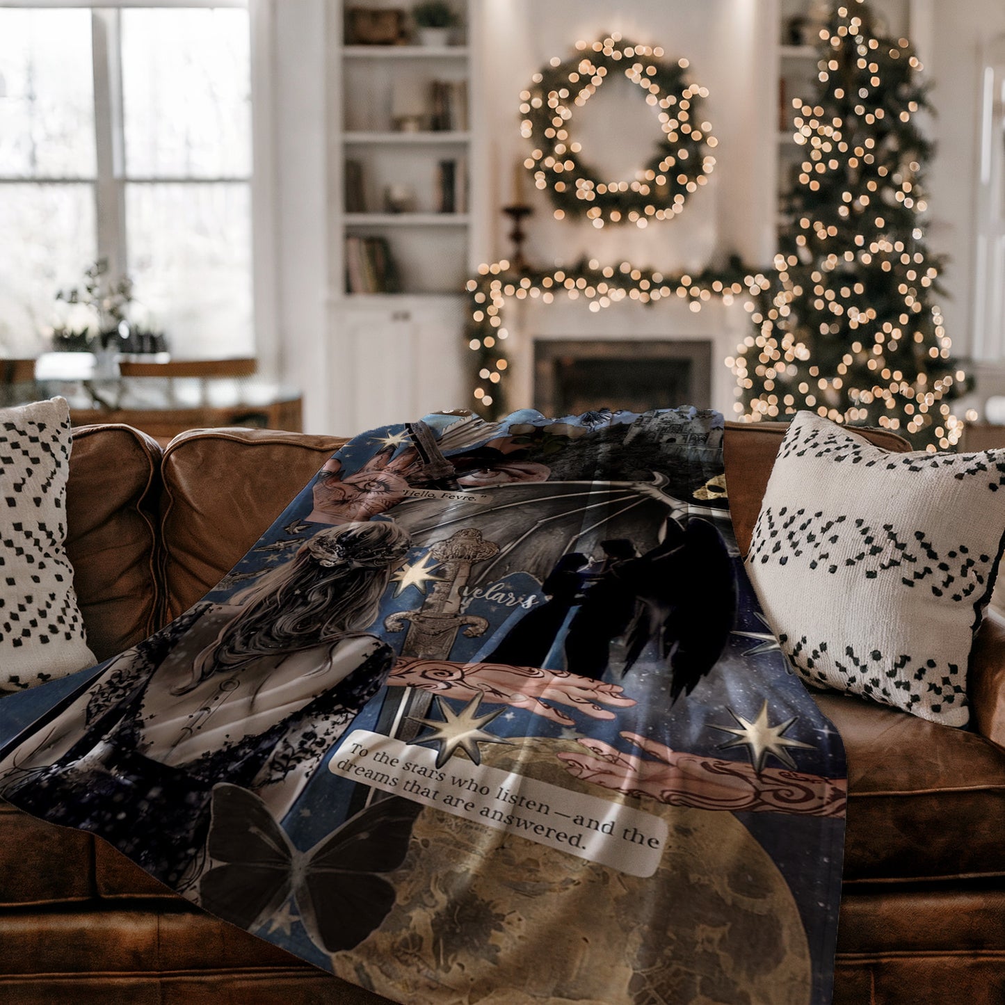 Fairy Tale Christmas Theme Blanket For Holiday Moments