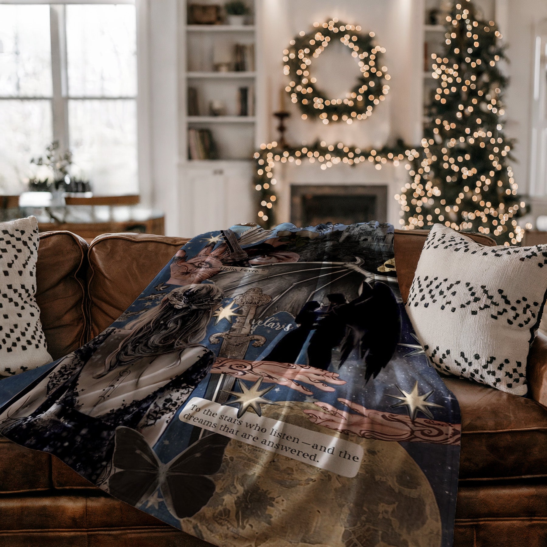 Fairy Tale Christmas Theme Blanket For Holiday Moments