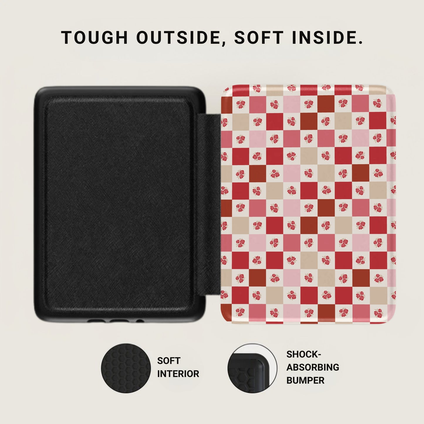 Tough Outside Soft Inside Shock Absorbing Bumper Case