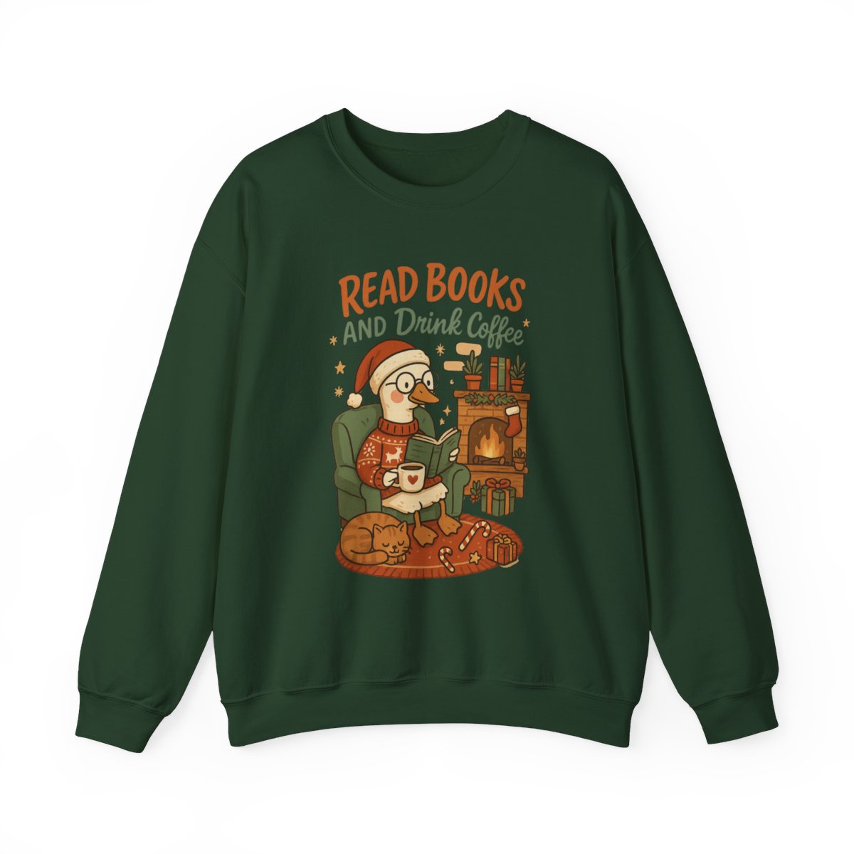Cozy Read Books and Drink Coffee Sweatshirt