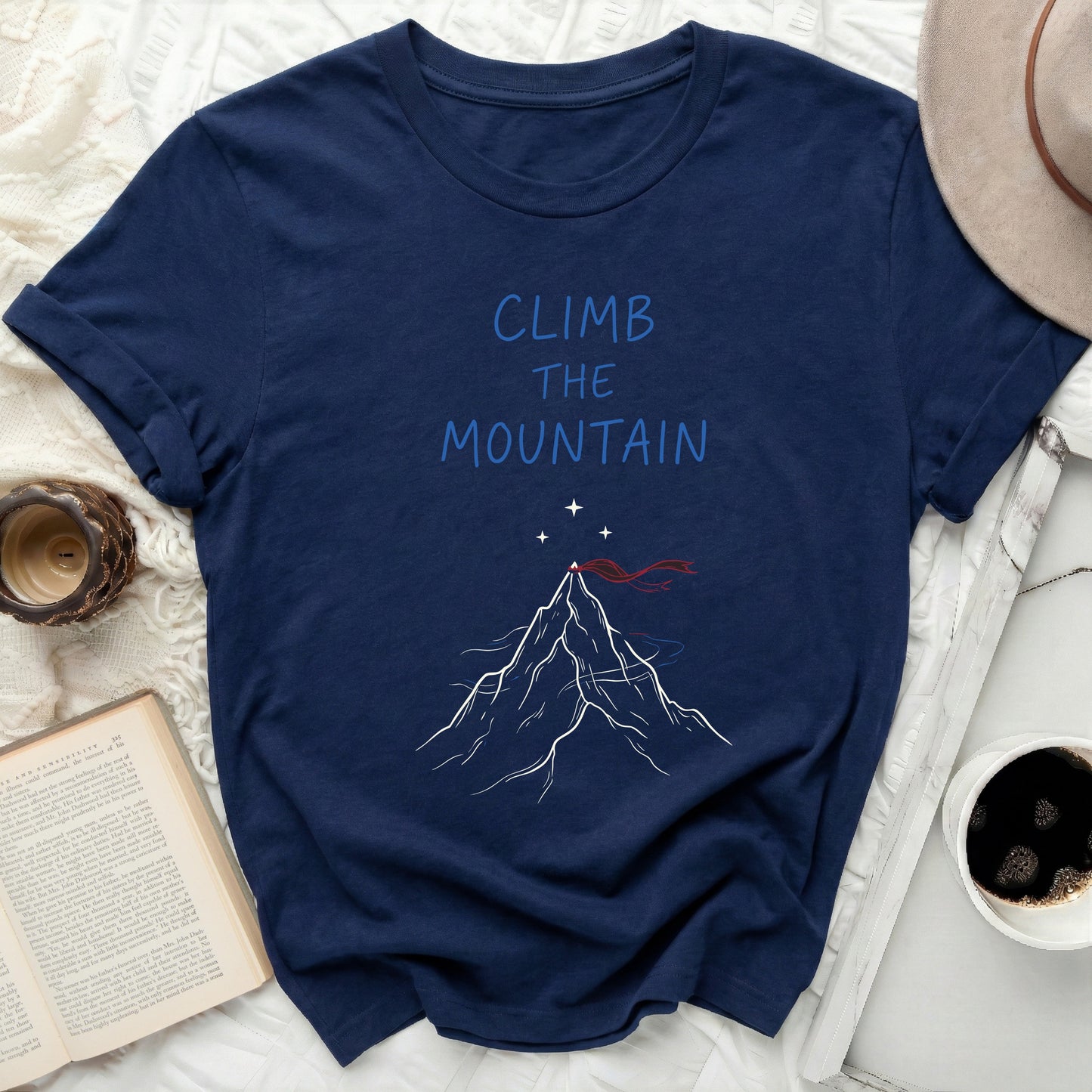 Climb The Mountain Navy Blue Adventure Product Type