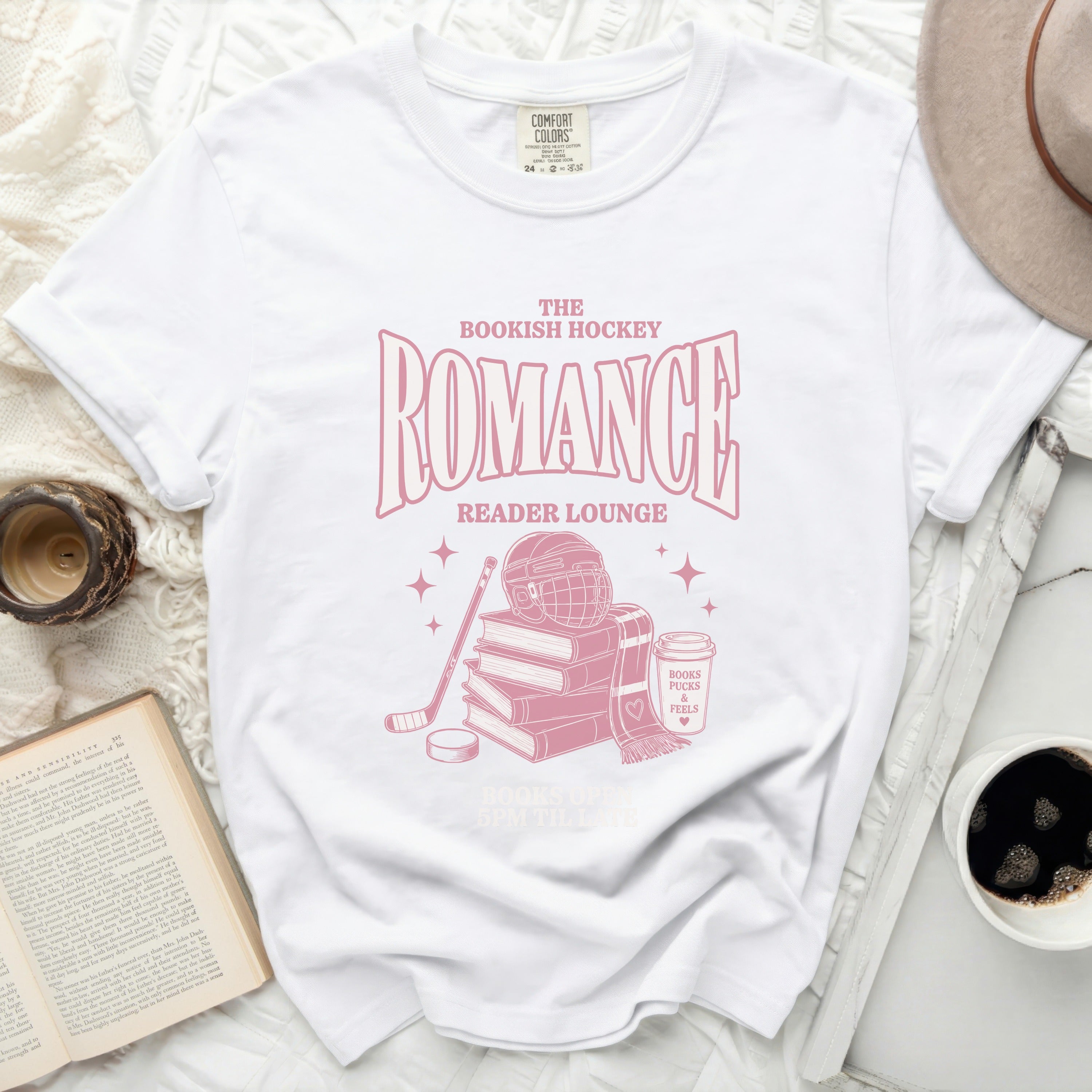 White t-shirt with 