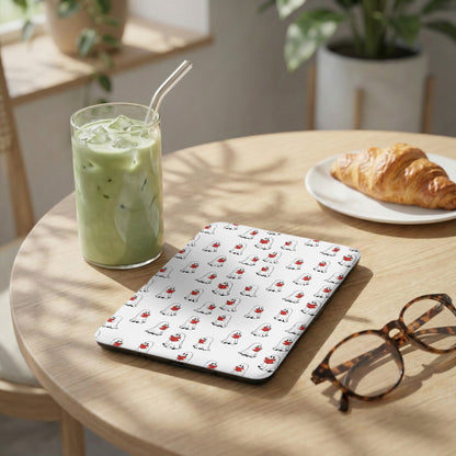 White Ghost Reading Red Book Pattern Case product type