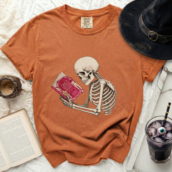 Broken Heart Skeleton Tee in Yam