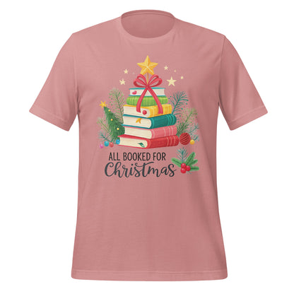 All Booked For Christmas Graphic Tee Shirt