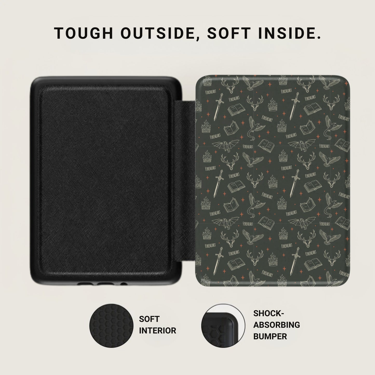 TOUGH OUTSIDE SOFT INSIDE FIREHEART product type