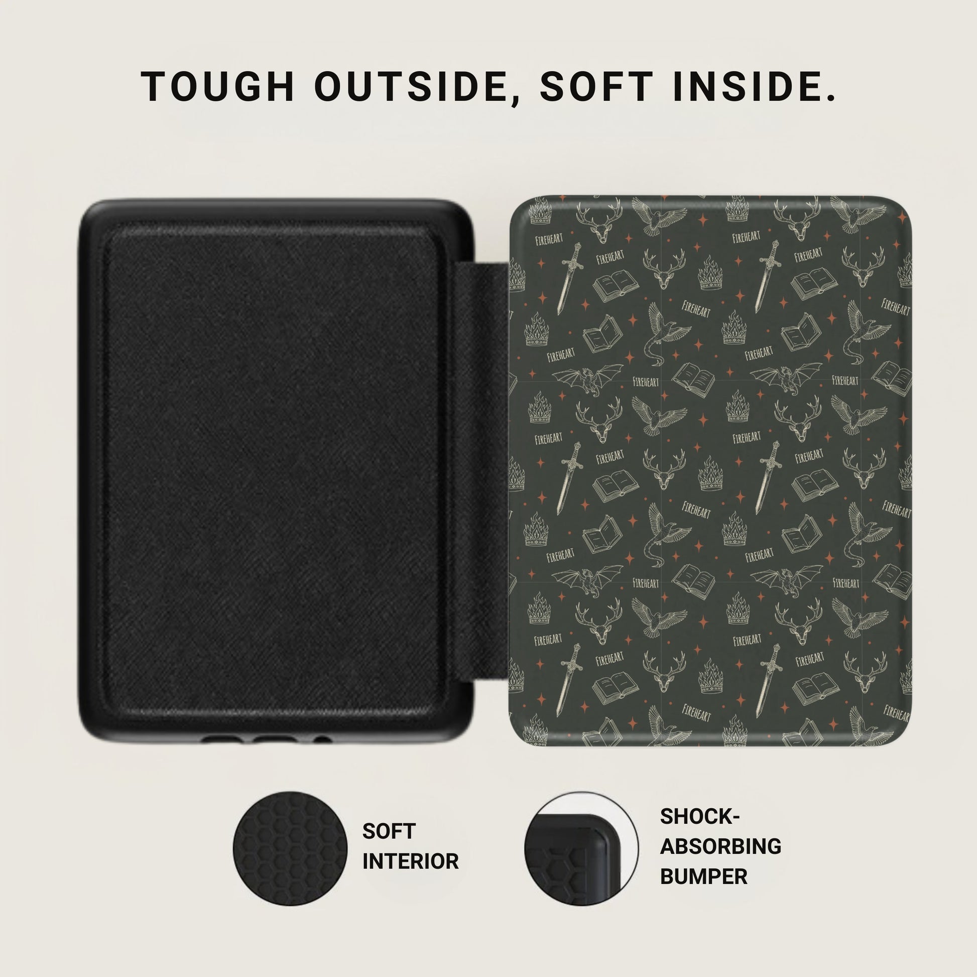 TOUGH OUTSIDE SOFT INSIDE FIREHEART product type