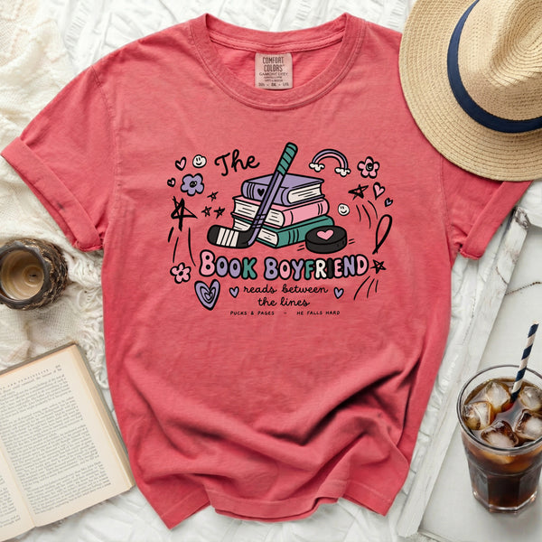 The Book Boyfriend Tee in Watermelon