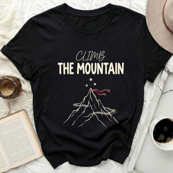 Velaris Ribbon Peak Tee in Black