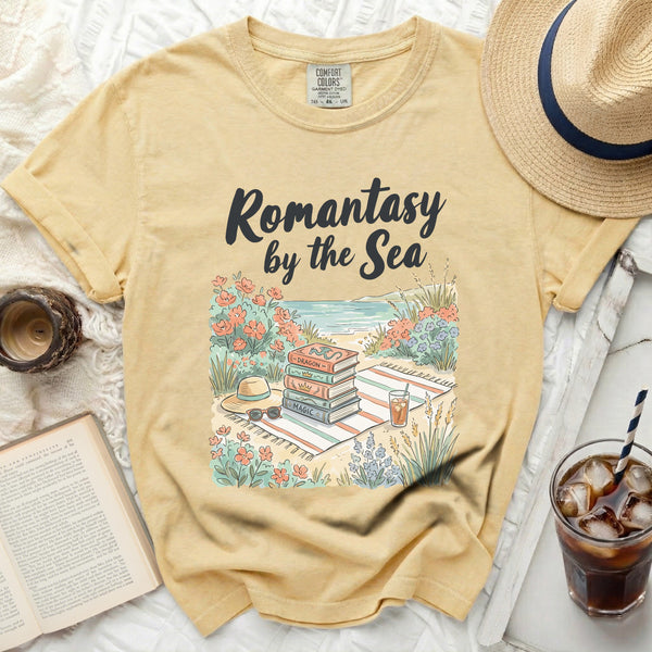 Romantasy by the Sea Tee in Butter
