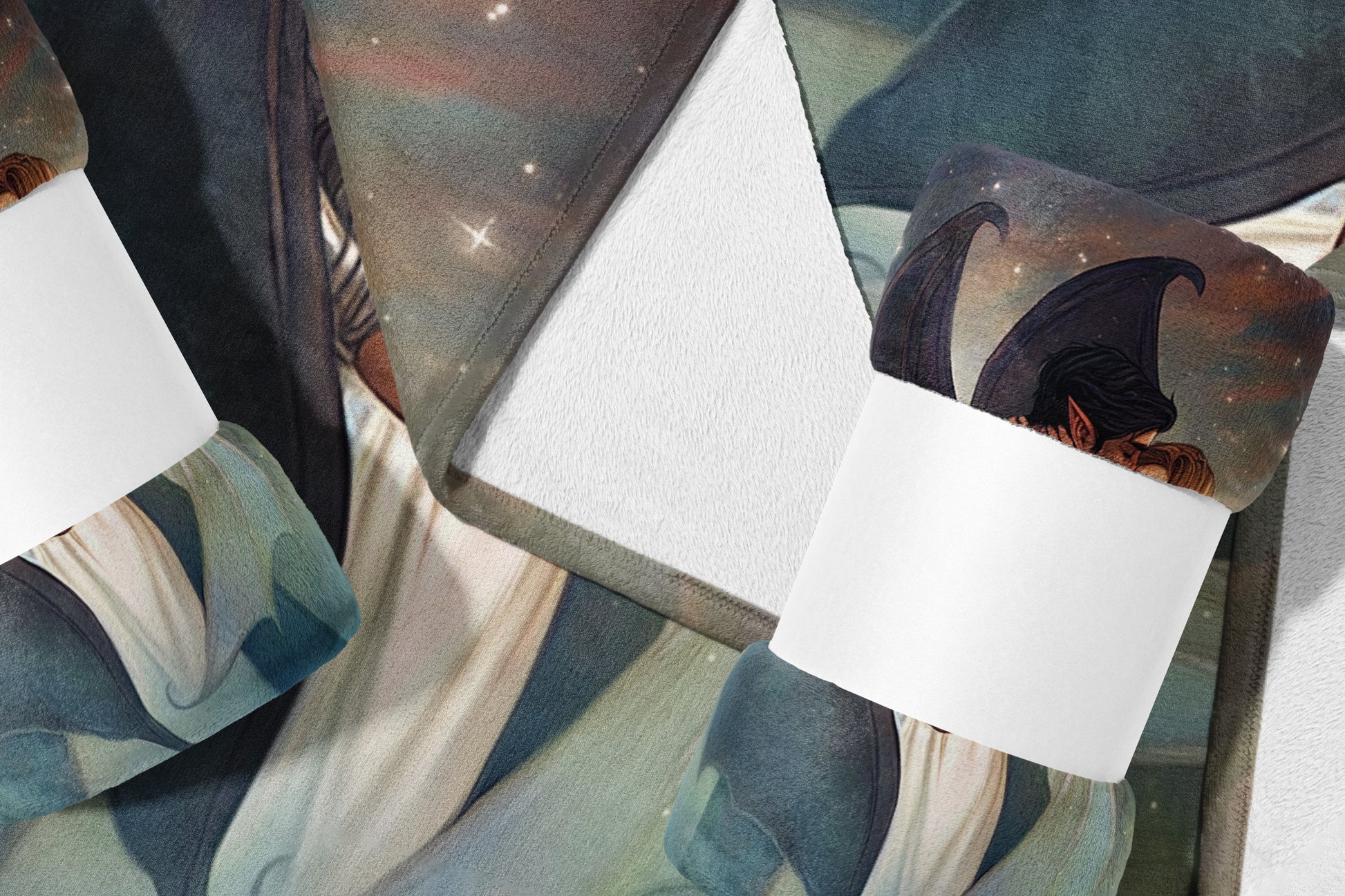 Enchanting Fairytale Lovers Theme Blanket