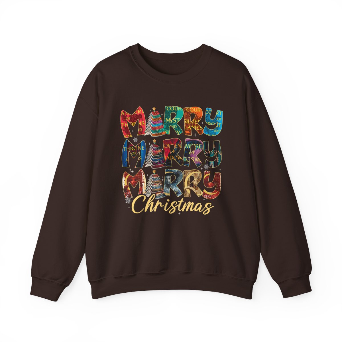 Colorful Merry Merry Merry Christmas sweatshirt