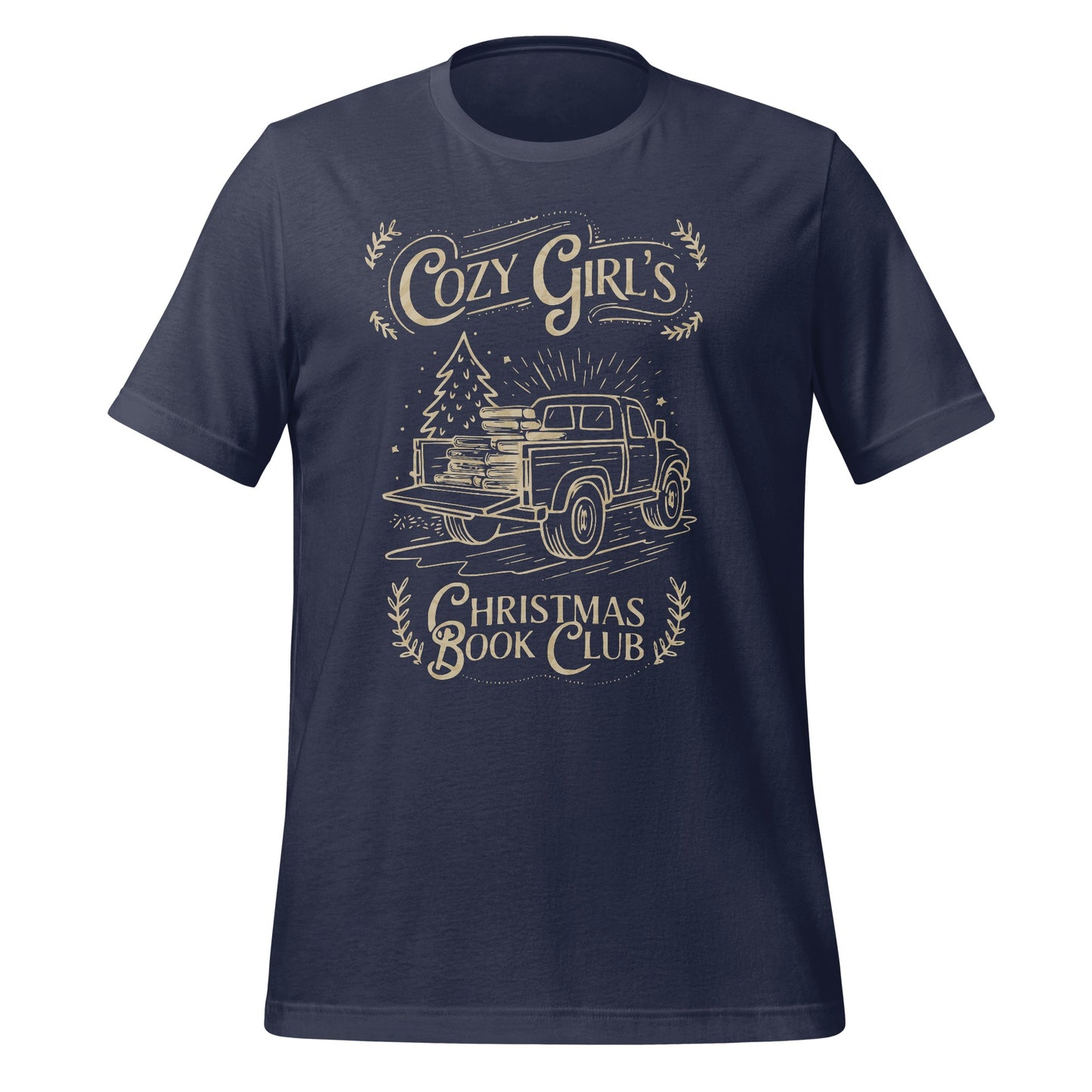 Cozy Girl's Christmas Book Club Shirt