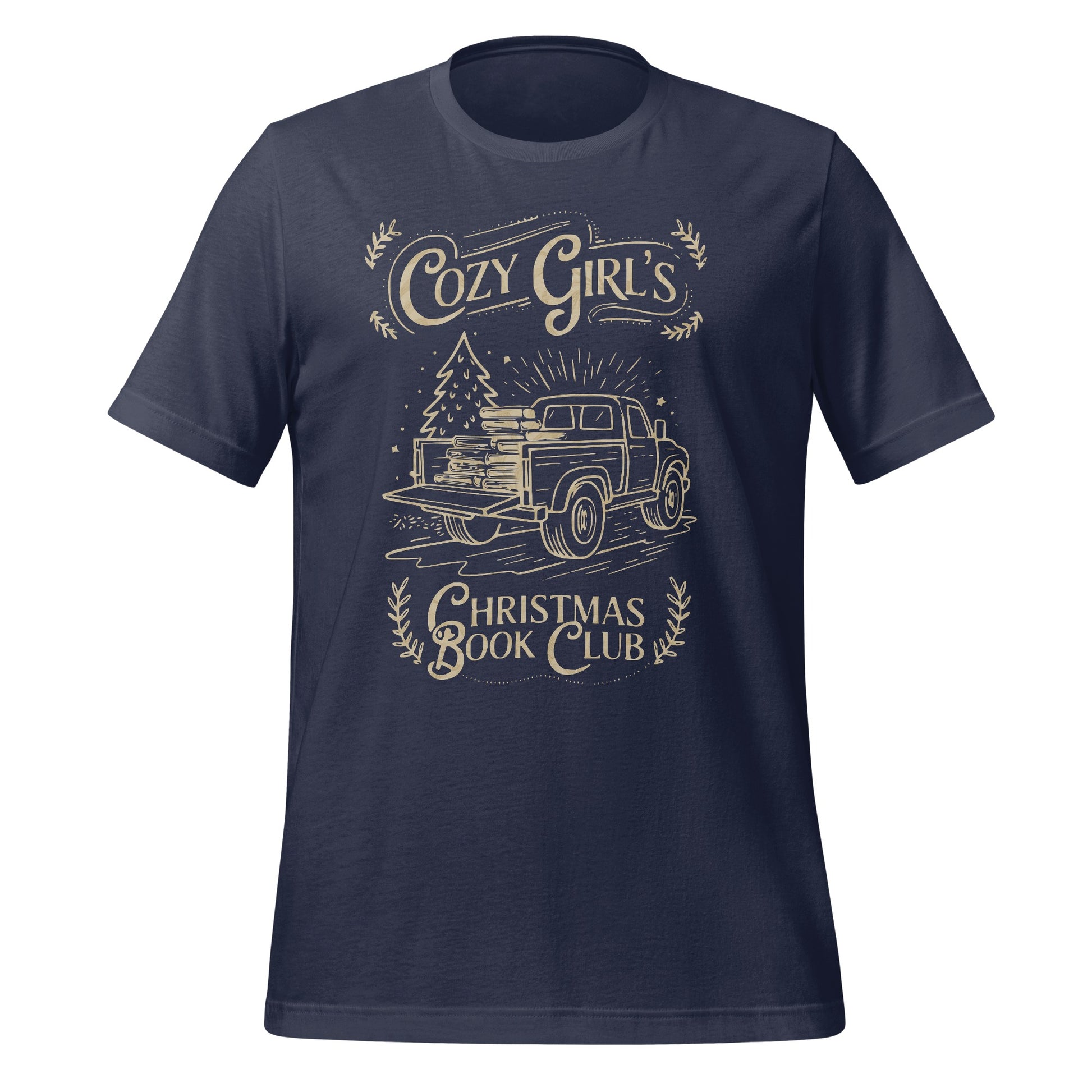 Cozy Girl's Christmas Book Club Shirt