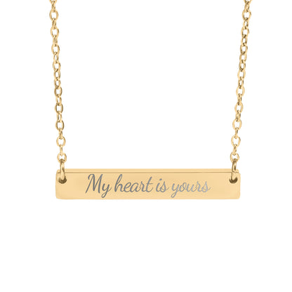 My Heart Is Yours Necklace - MagicMerchEmporium
