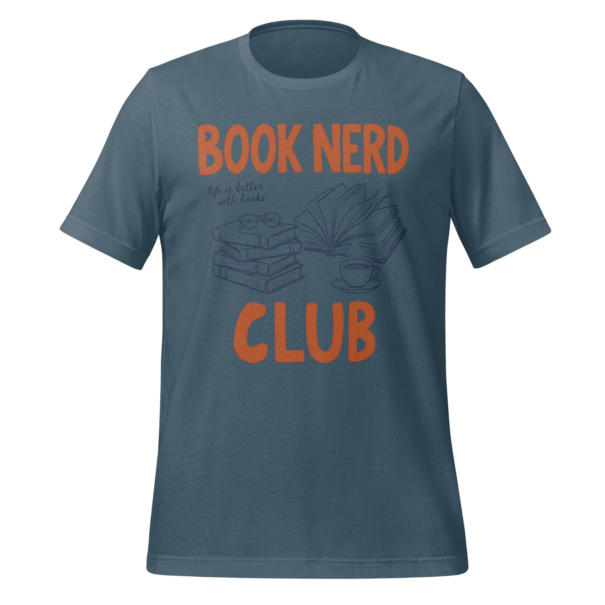 Book Nerd Club Graphic T-Shirt Fashion