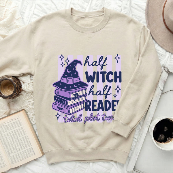 Half Witch Reader Sweatshirt in Sand