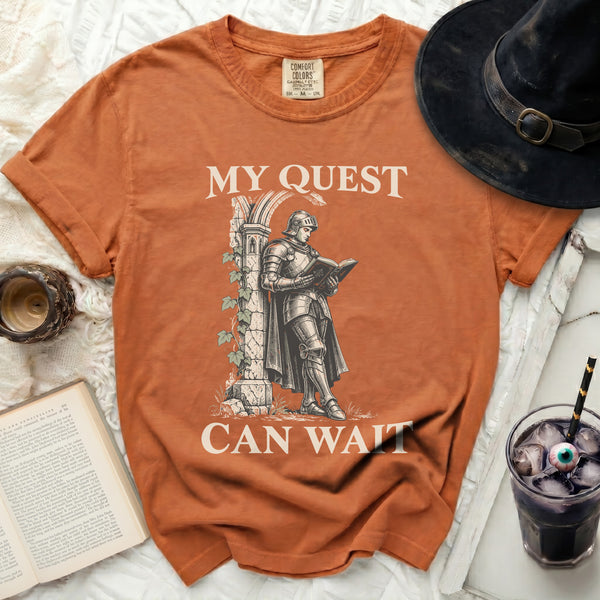 Quest Can Wait Tee in Yam