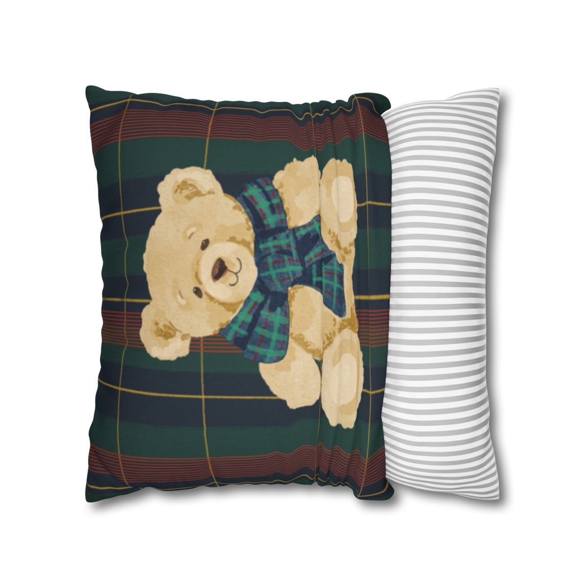 Adorable Teddy Bear Design on Cozy Pillow product