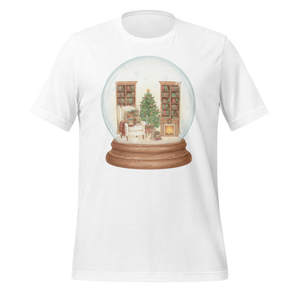 Cozy Reading Nook with Tree in Snow Globe Shirt