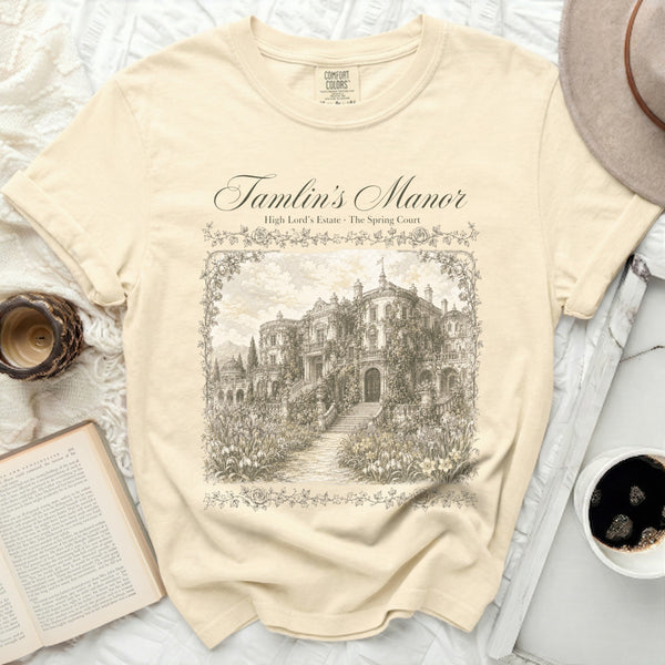 Tamlin's Manor Tee in Ivory