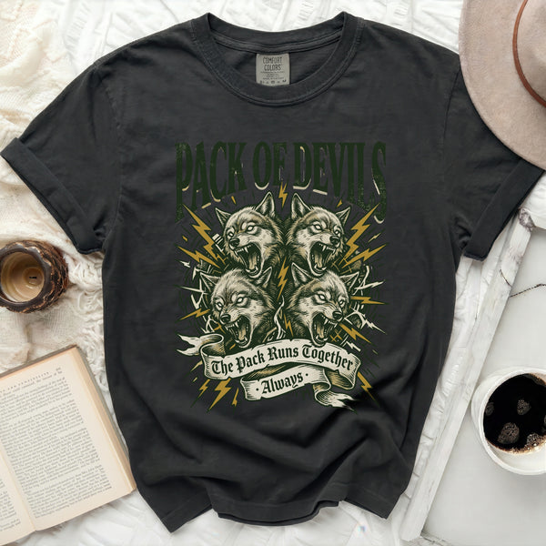 Pack of Devils Tee in Black